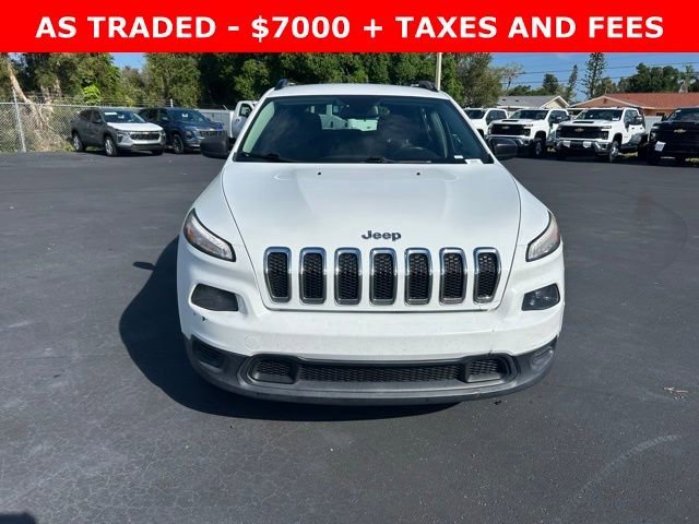 Used 2015 Jeep Cherokee Sport with VIN 1C4PJLAB0FW602030 for sale in Bradenton, FL