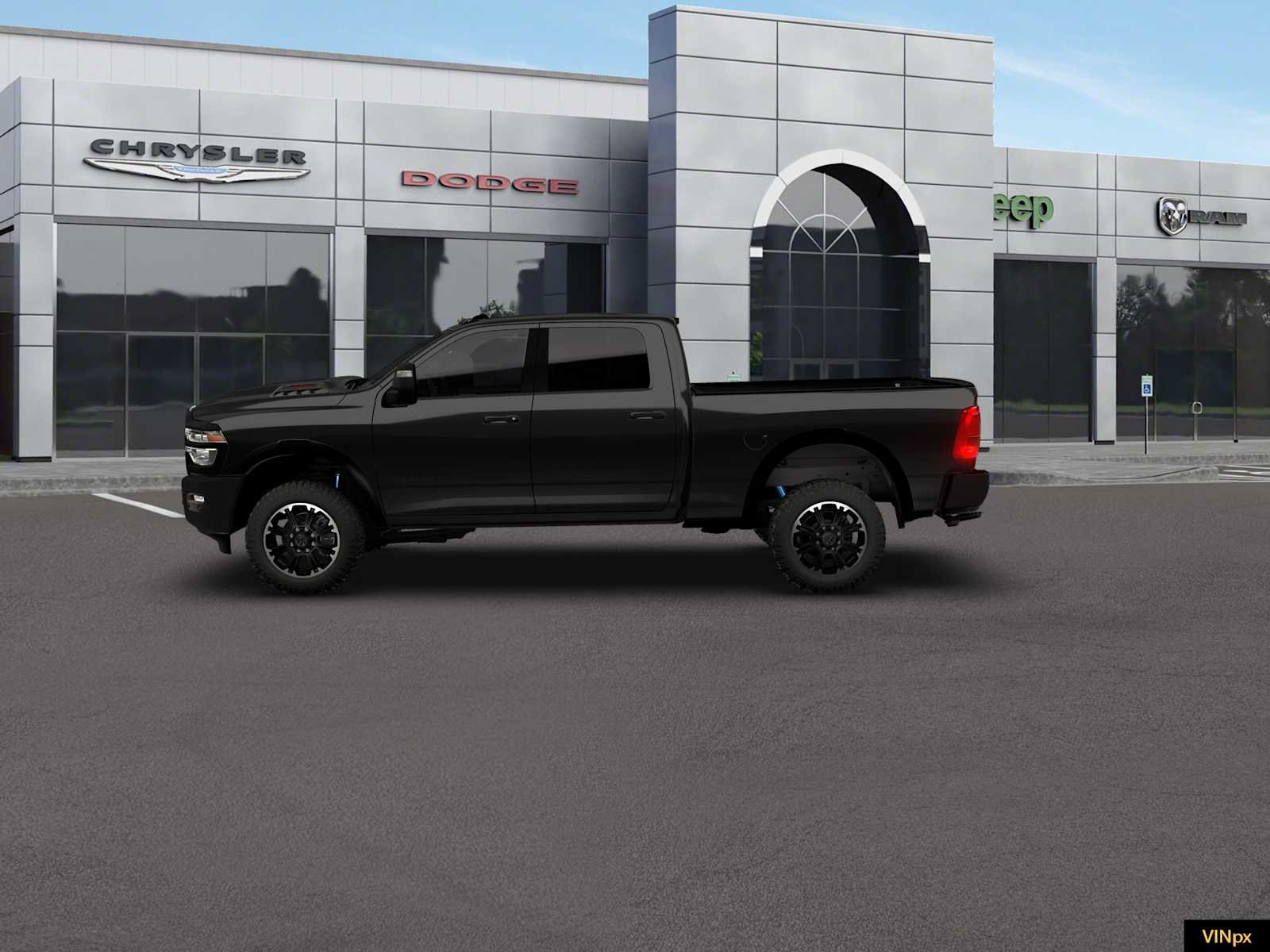New 2026 Diamond Black Crystal Pearlcoat RAM Rebel image 3