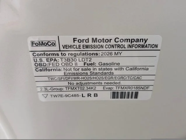 New 2026 Star White Metallic Tri-Coat Ford Active image 52