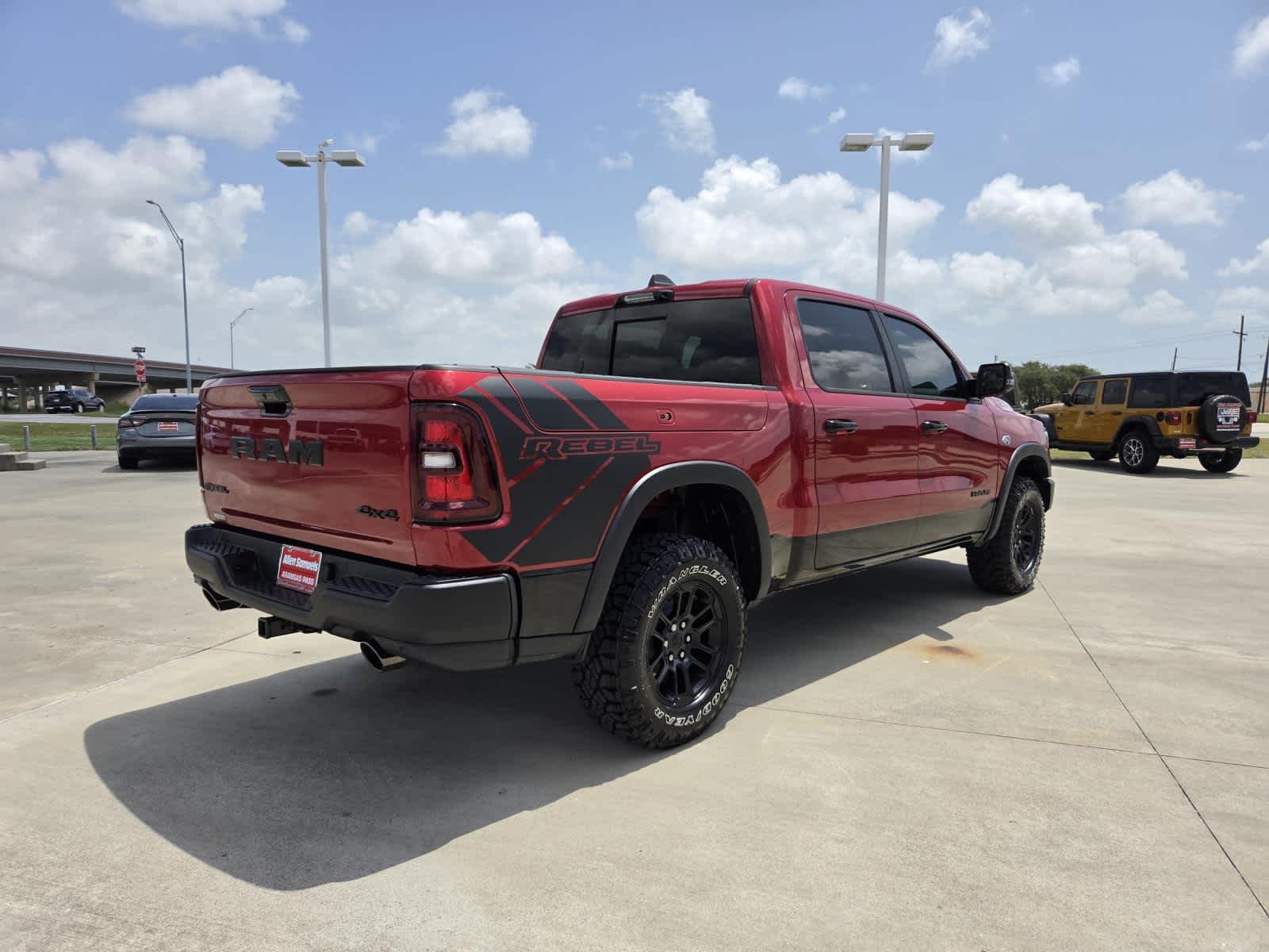 New 2026 Molten Red Pearl-Coat Exterior Paint RAM Rebel image 5