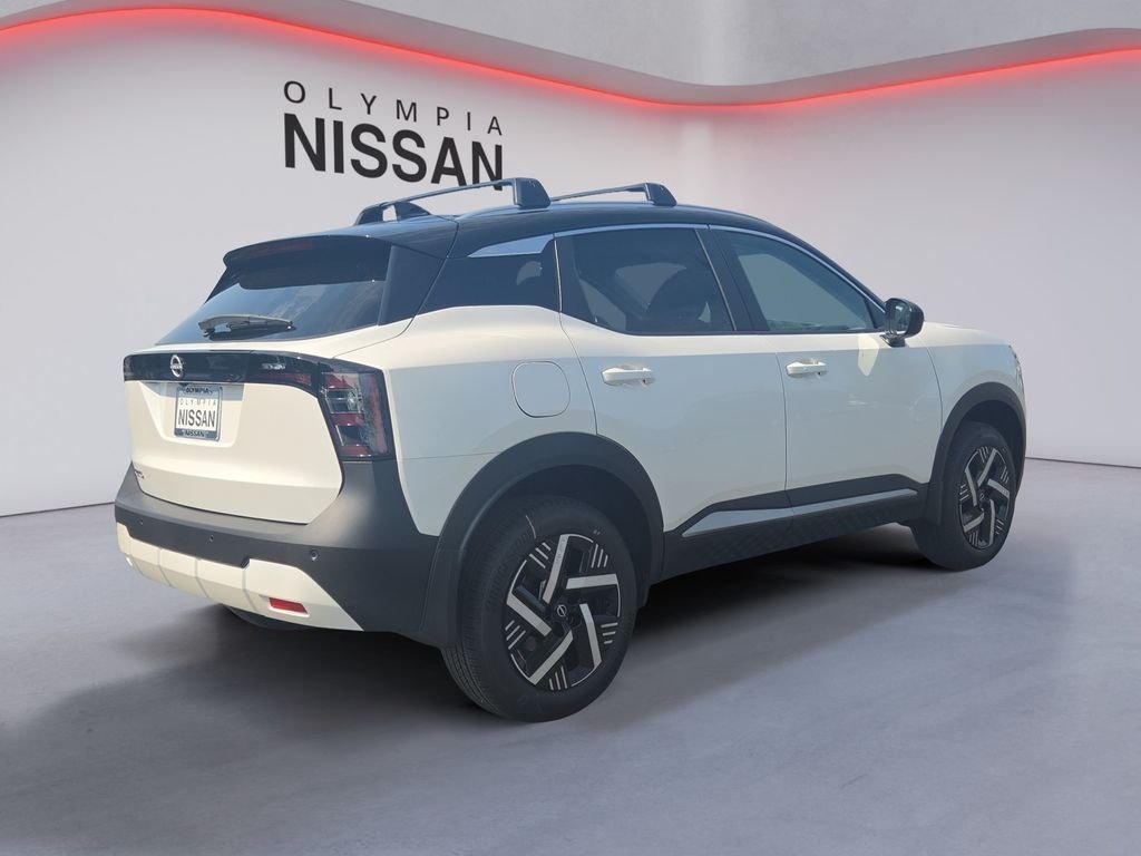 New 2026 Aspen White TriCoat / Super Black Two-tone Nissan SV image 5