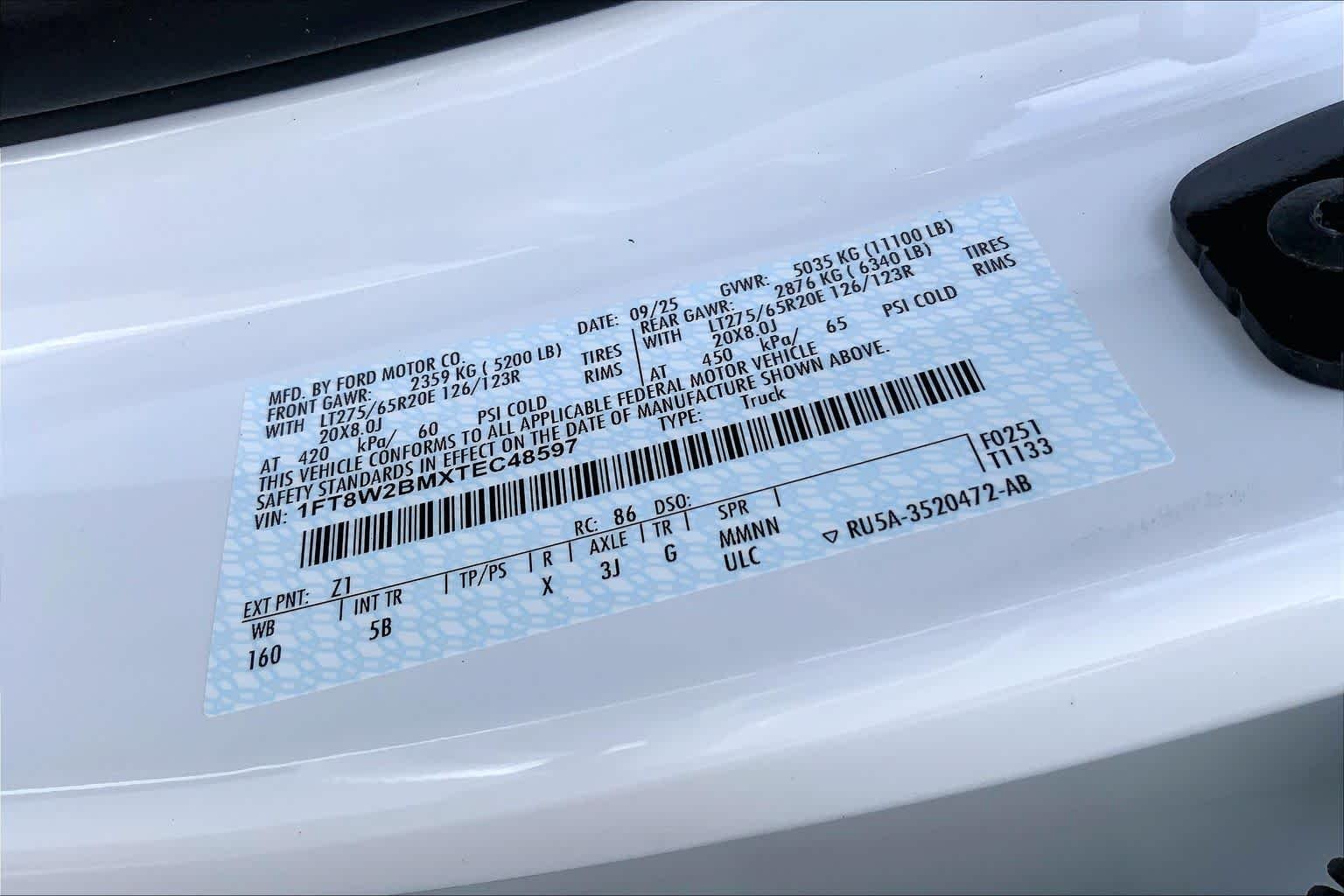New 2026 Oxford White Ford F-250® Lariat® image 16