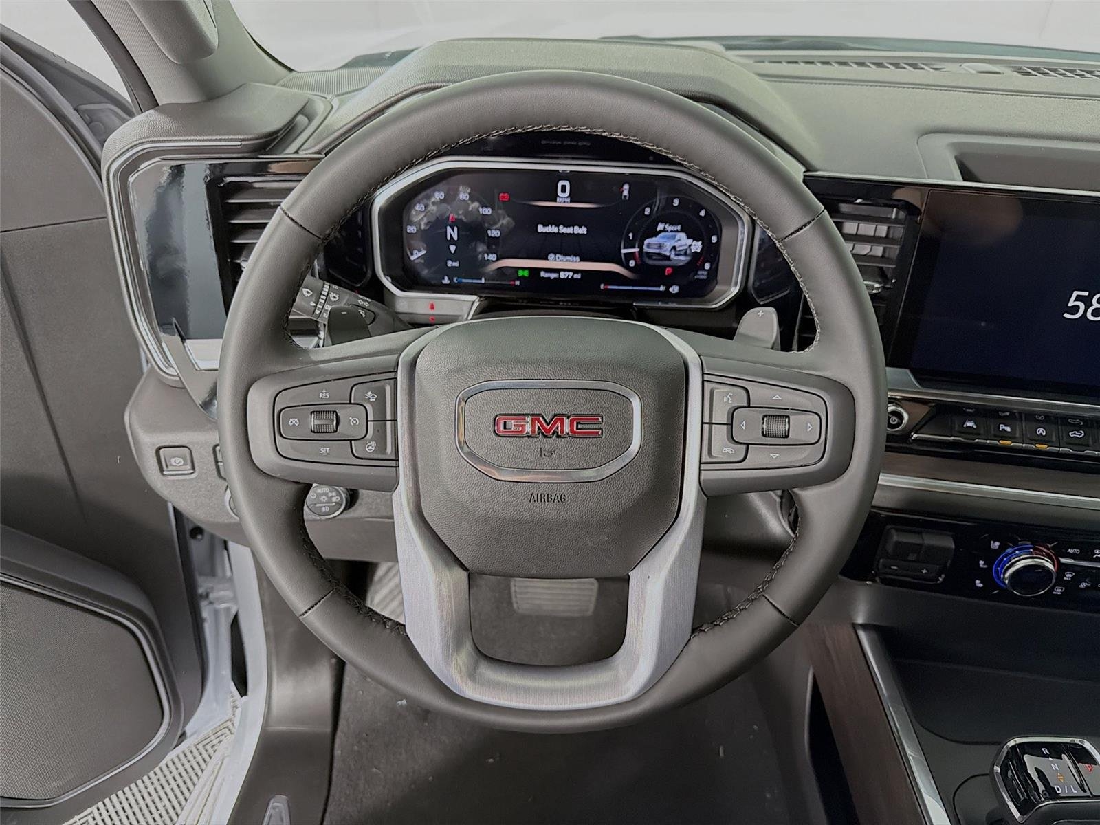 New 2026 Glacier White Tricoat GMC SLT image 12