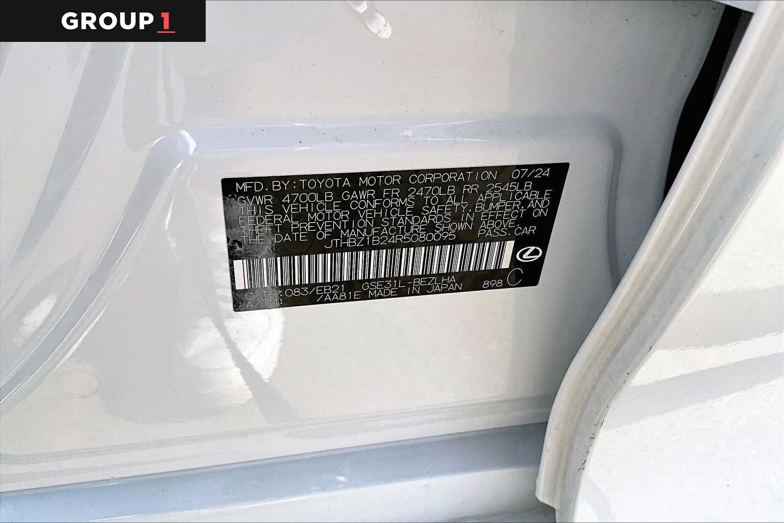 Certified Used 2024 Ultra White Lexus F SPORT Design image 35