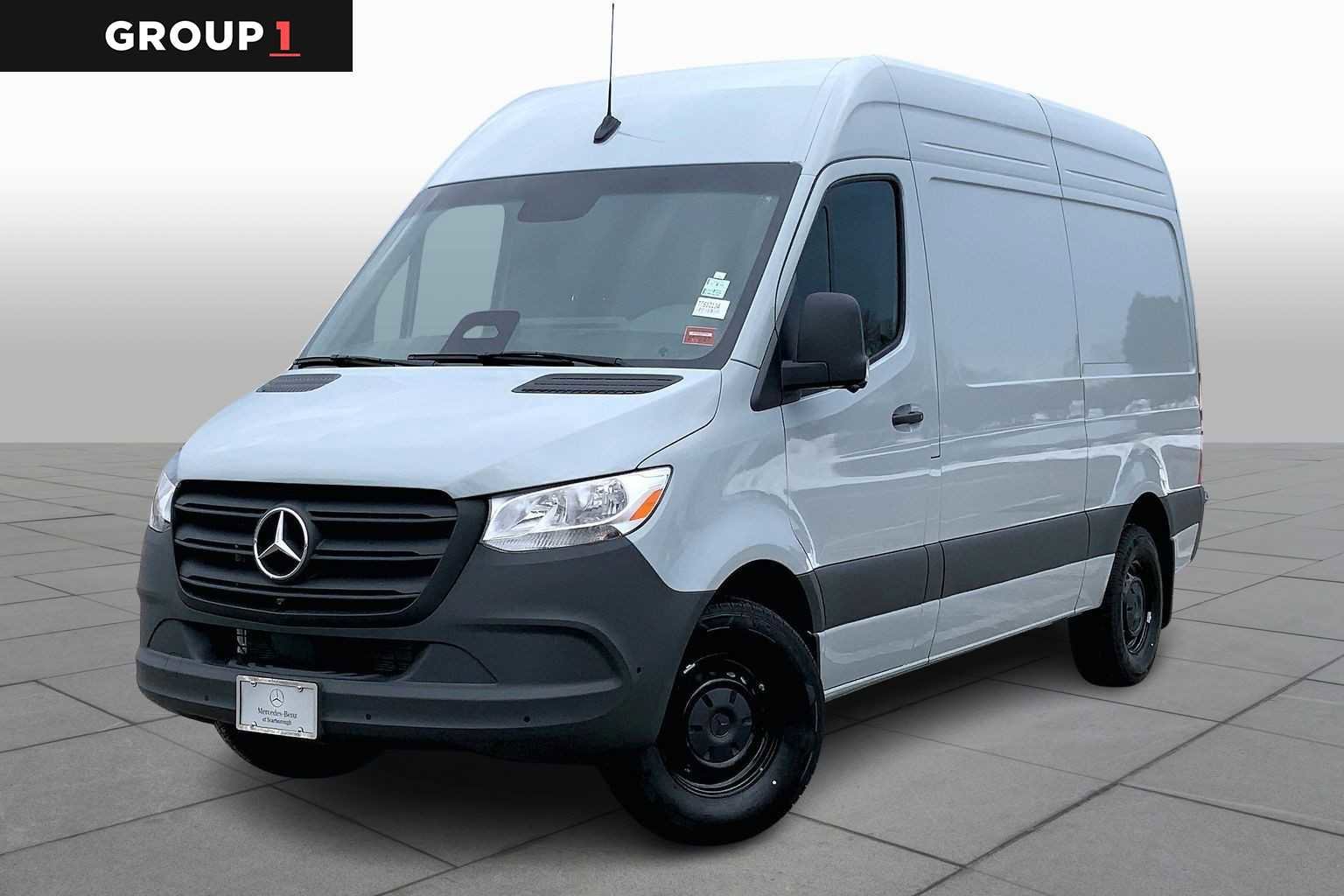 Silver Gray 2026 Mercedes-Benz Sprinter Cargo 2500 144 RWD Van Rear-Wheel Drive