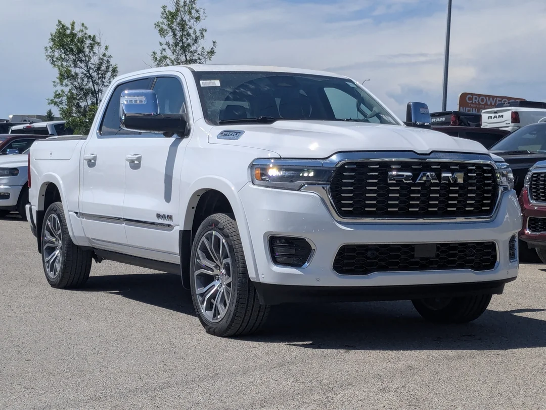 New 2026 White RAM Tungsten - - 3.0L Hurricane HO T-Turbo - Trailer Tow Group - E-Locker Rear Axle & More! image 2