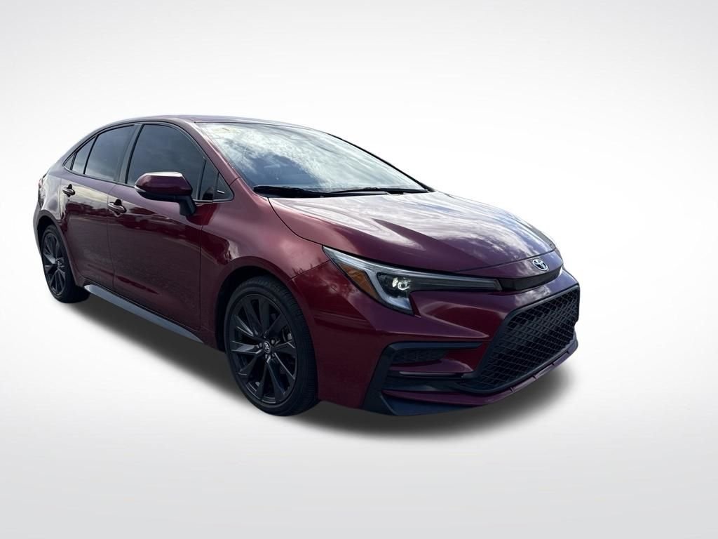 Used 2023 Red Toyota SE image 2