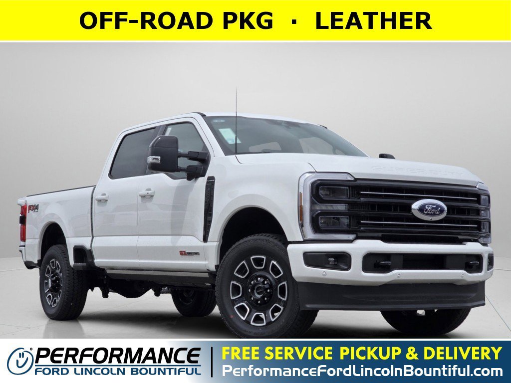 New 2026 Star White Metallic Tri-Coat Ford Platinum image 1