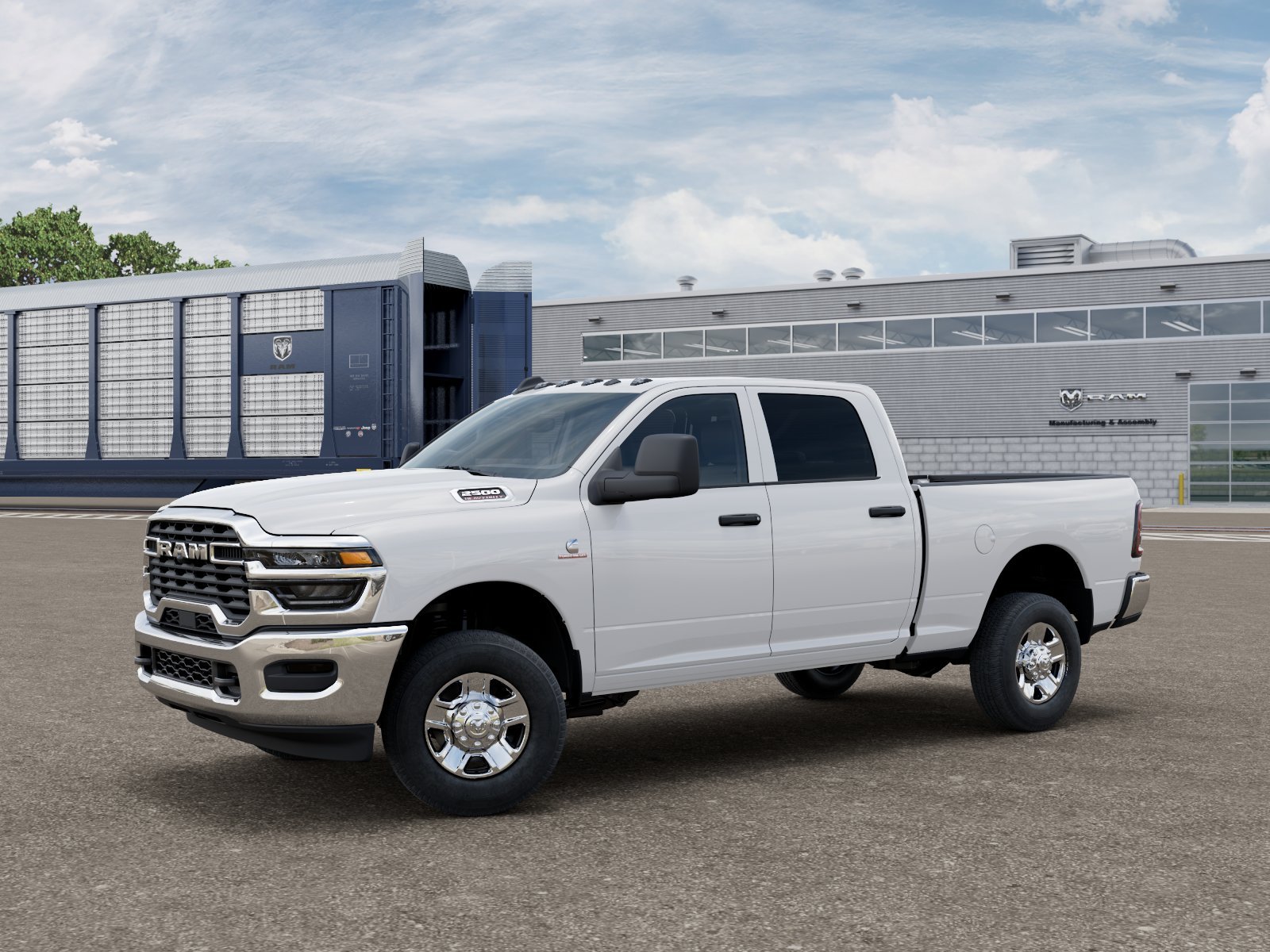 New 2027 Bright White Clear-Coat Exterior Paint RAM TRADESMAN image 1
