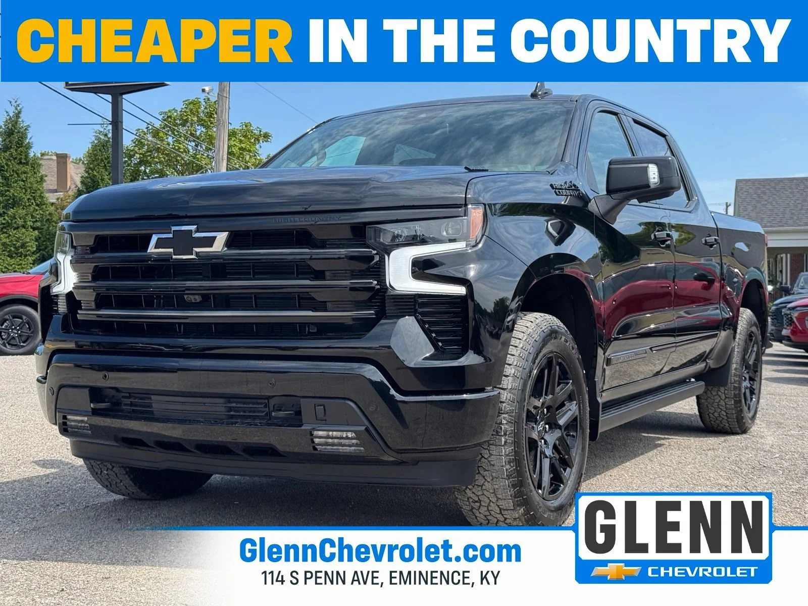 New 2026 Black Chevrolet High Country image 1