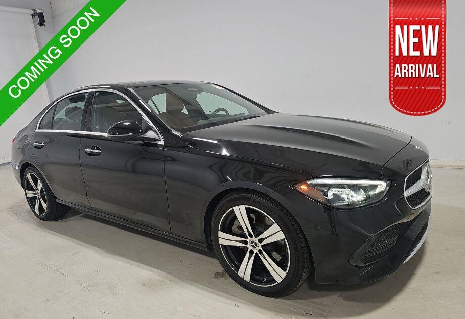 Used 2024 Black Mercedes-Benz C 300 image 1