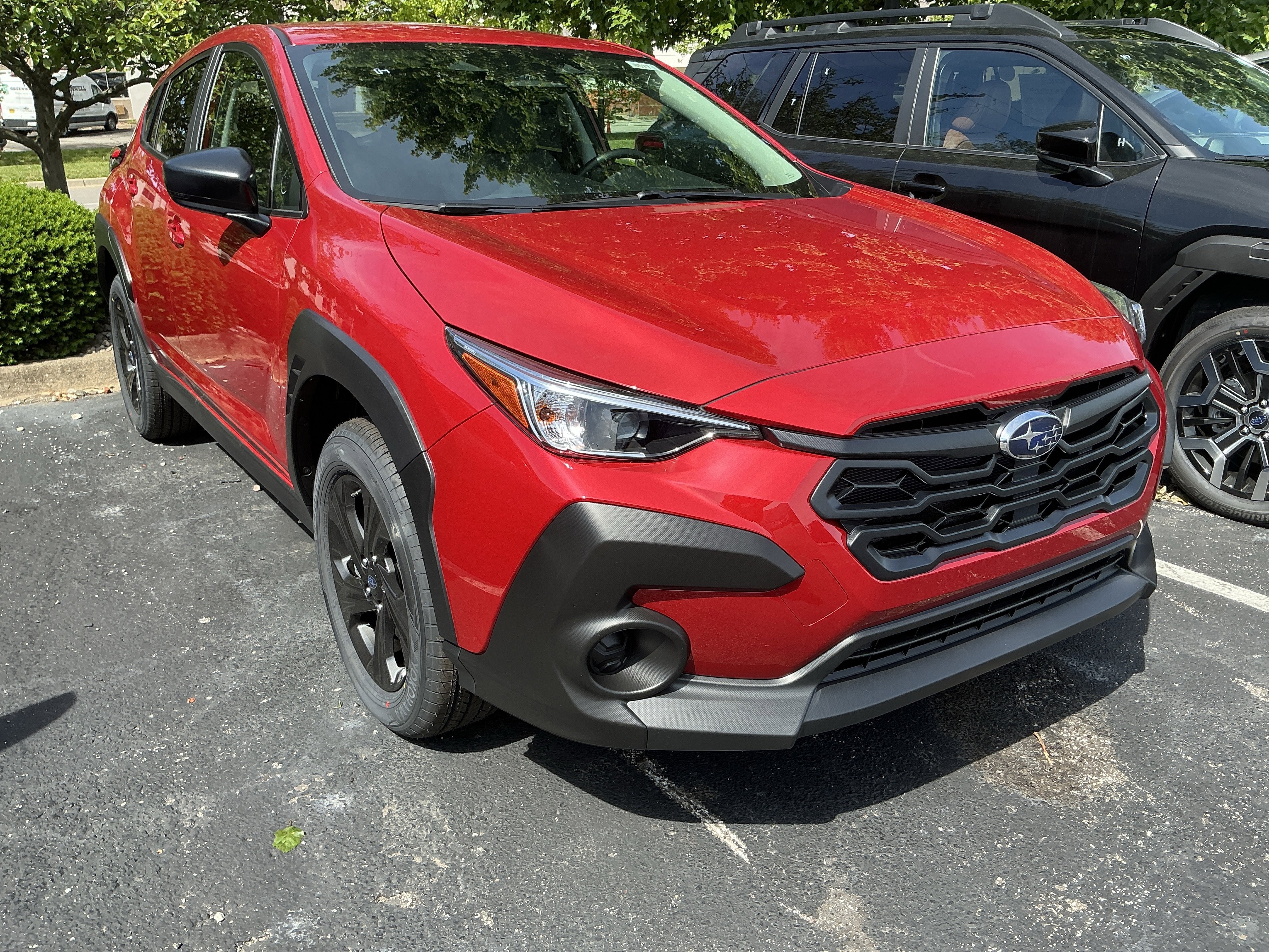 New 2026 LITHIUM RED PEARL Subaru Base image 2