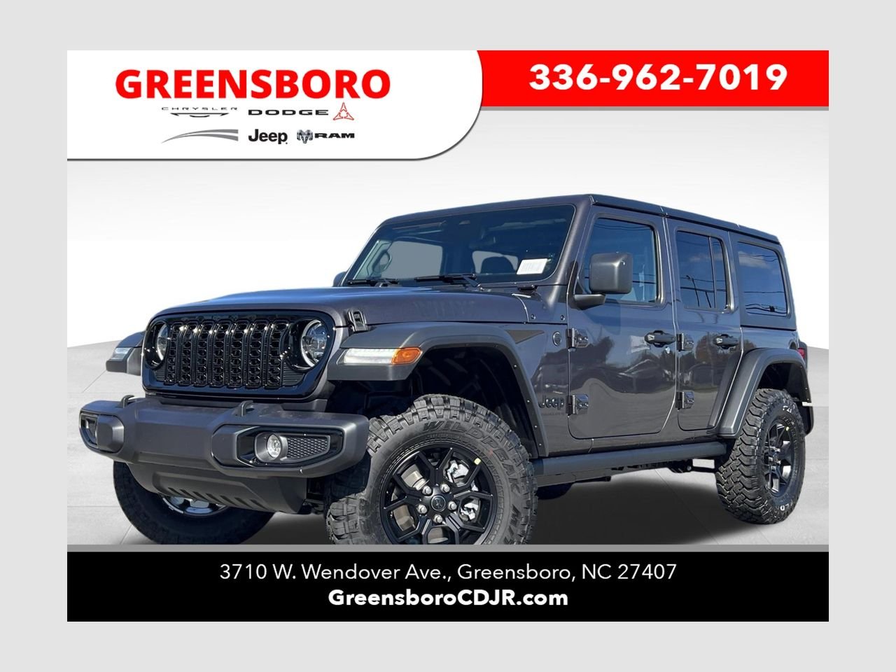 New 2026 Granite Crystal Metallic Clearcoat Jeep Willys image 1