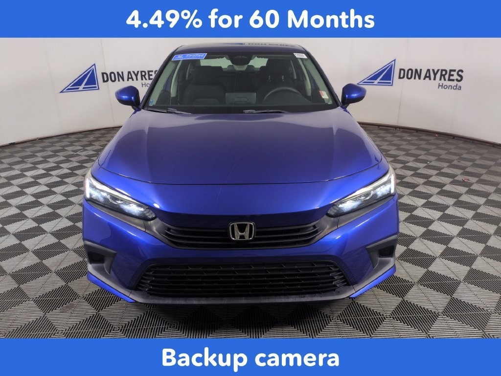 Certified Used 2022 Aegean Blue Metallic Honda LX image 11