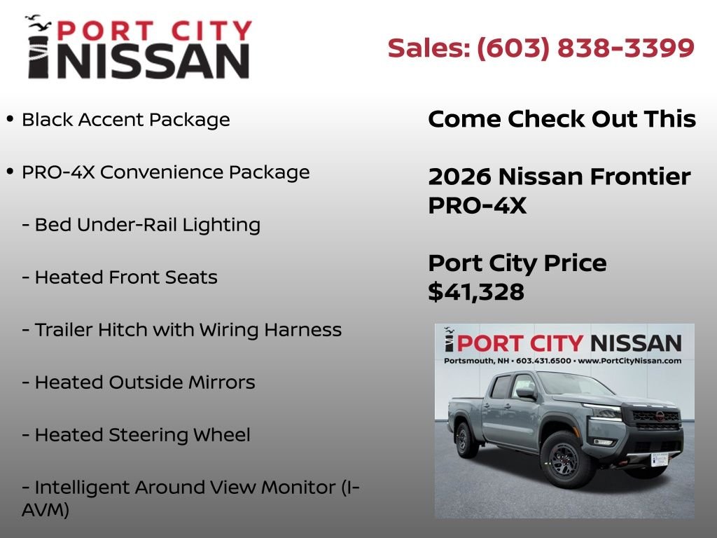 New 2026 Boulder Gray Pearl Nissan Crew Cab PRO-4X® Long Bed image 9