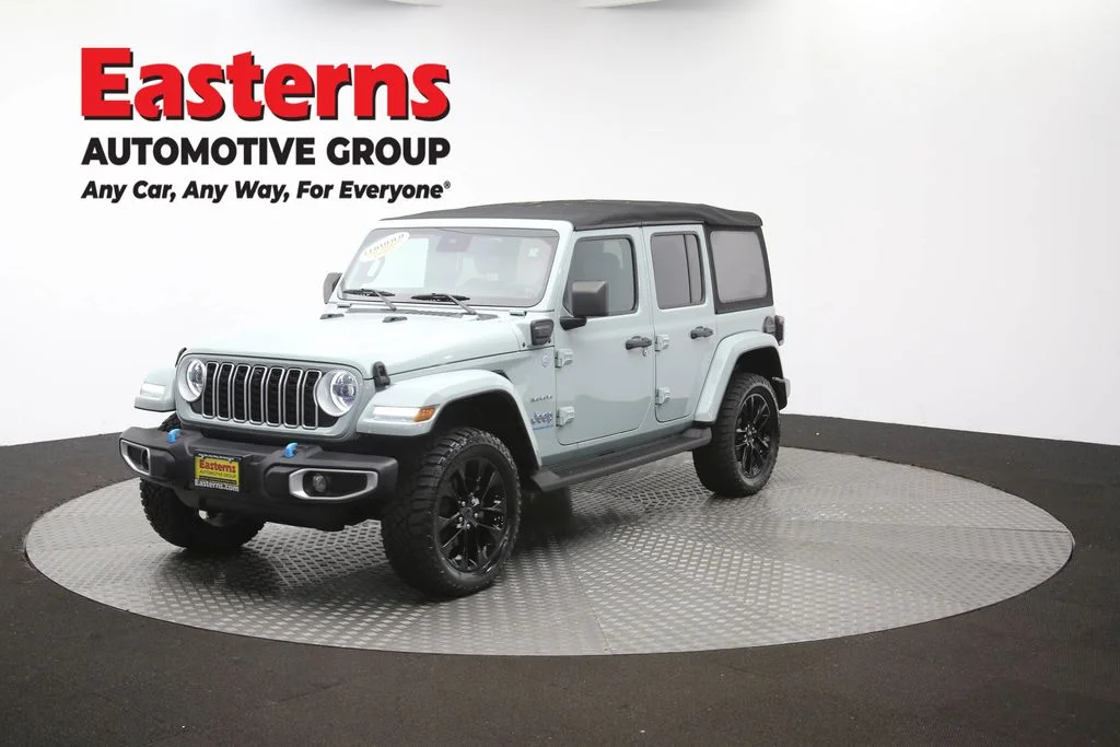 Used 2024 Gray Jeep Sahara 4xe image 55
