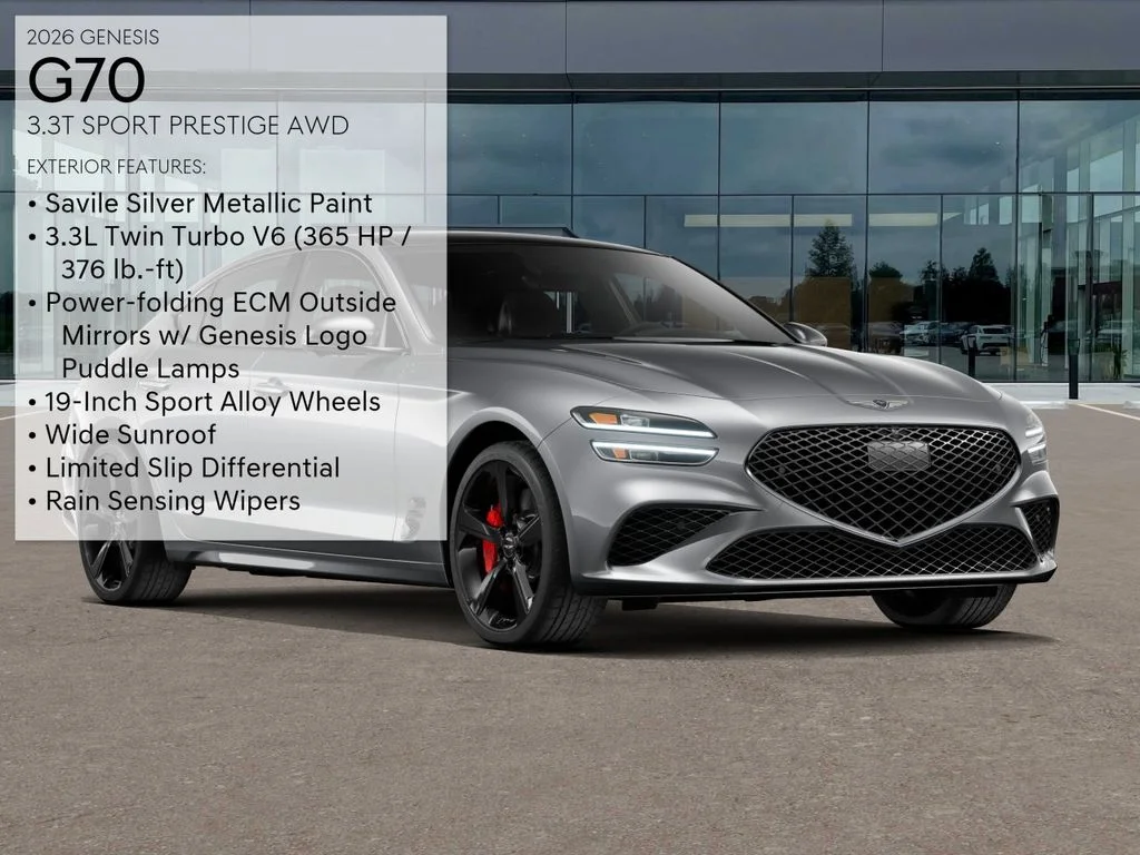 New 2026 Savile Silver Genesis 3.3T Sport Prestige image 3