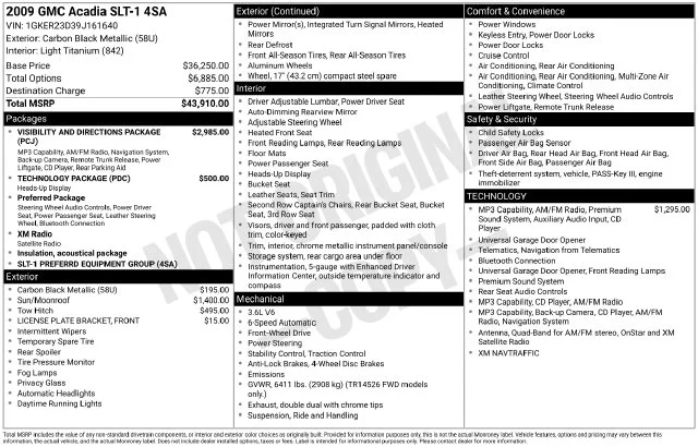 Used 2009 Black GMC SLT-1 image 4
