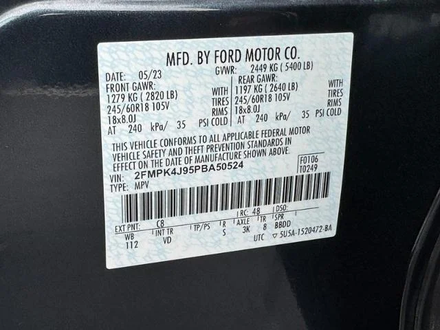 Used 2023 Stone Blue Metallic Ford  image 23