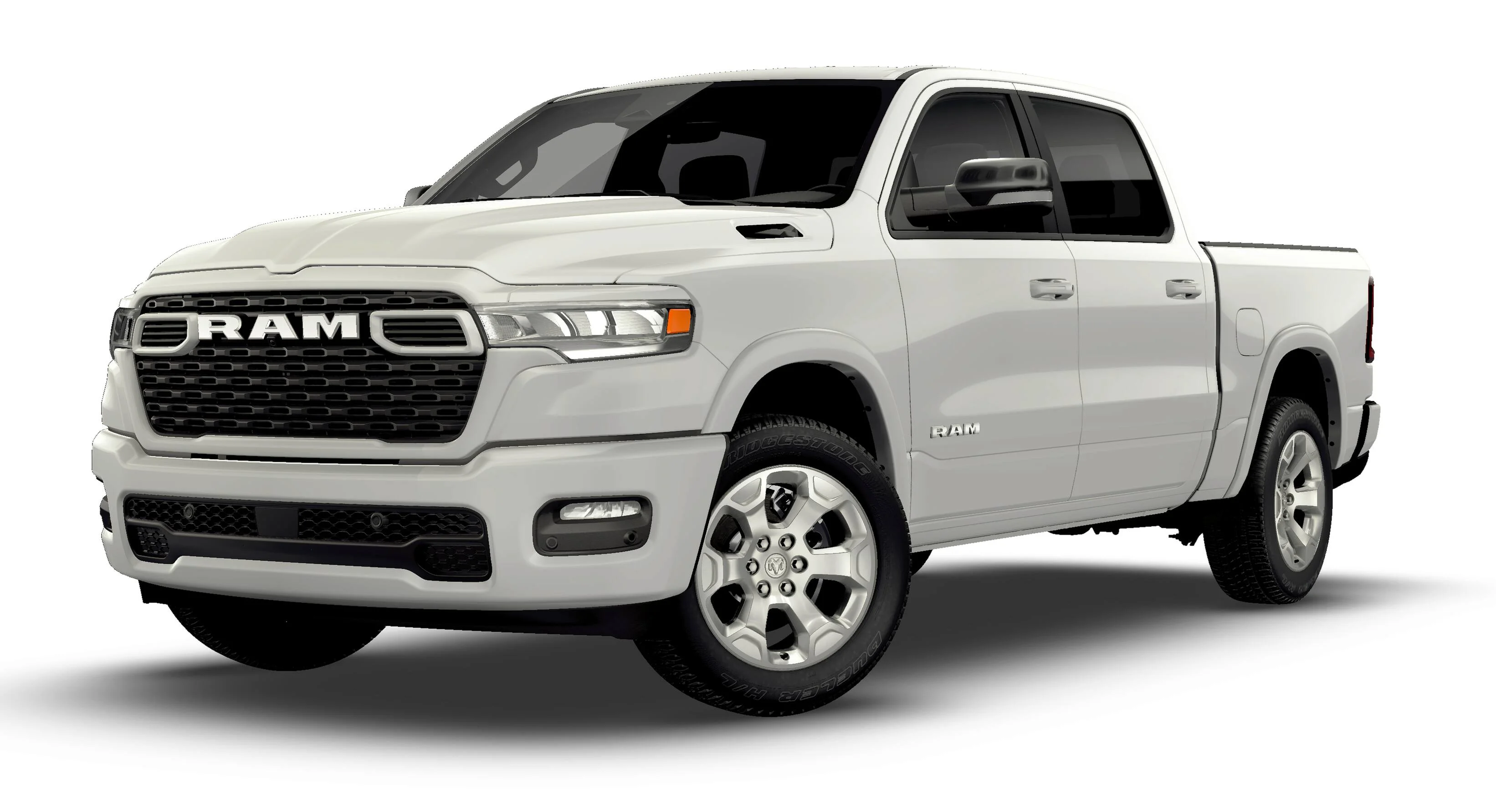 New 2026 Bright White Clear-Coat Exterior Paint RAM BIG HORN image 13