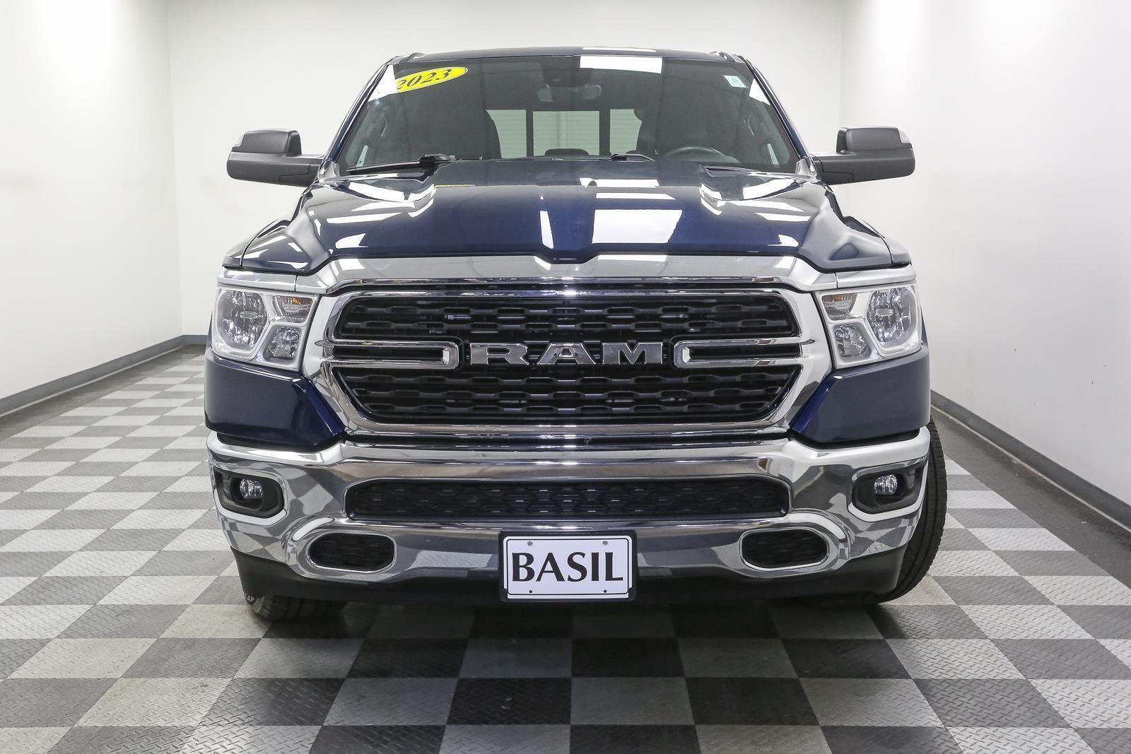 Used 2023 Patriot Blue Pearlcoat Ram Big Horn image 3