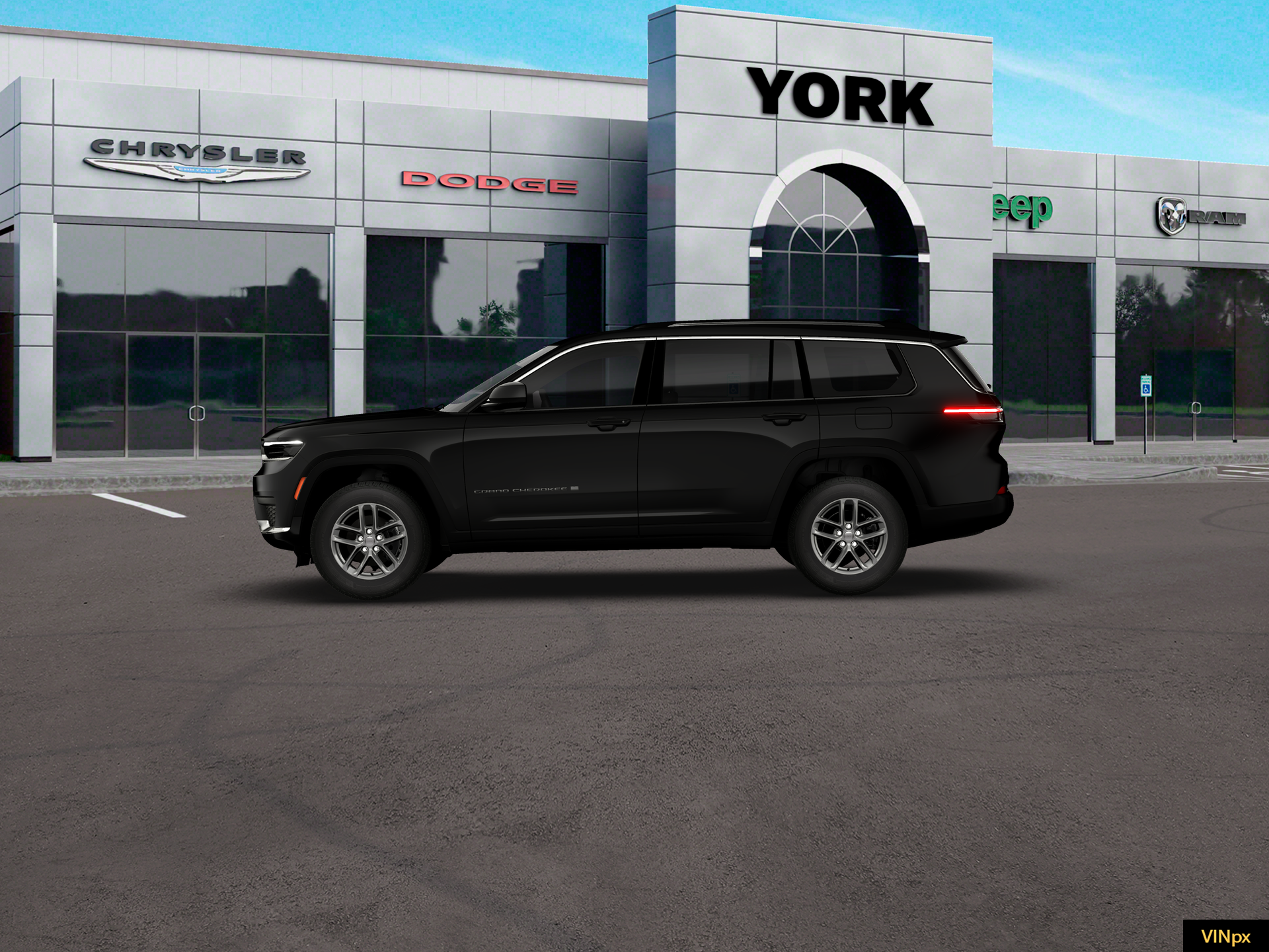 New 2026 Diamond Black Crystal Pearl-Coat Exterior Paint Jeep Laredo X image 15