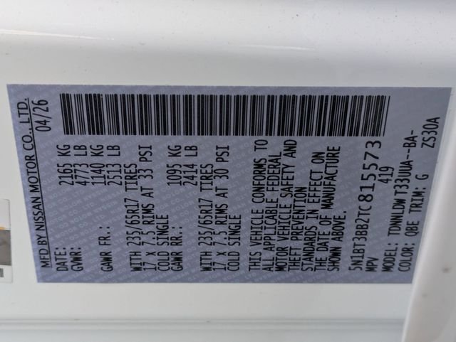 New 2026 Everest White Pearl TriCoat Nissan Rock Creek® image 29