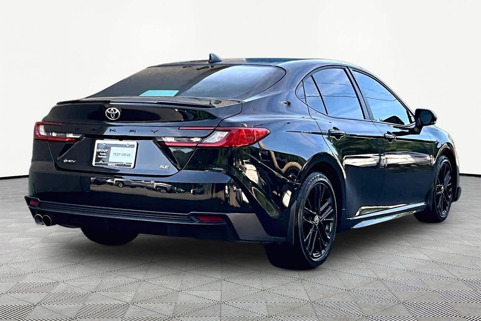 Used 2025 Midnight Black Metallic Toyota SE image 13