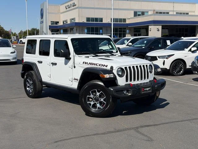 Used 2022 White Jeep Unlimited Rubicon image 2