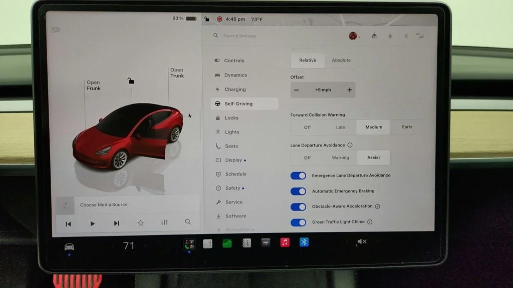 Used 2023 Red Multi-Coat Tesla RWD w/ 19