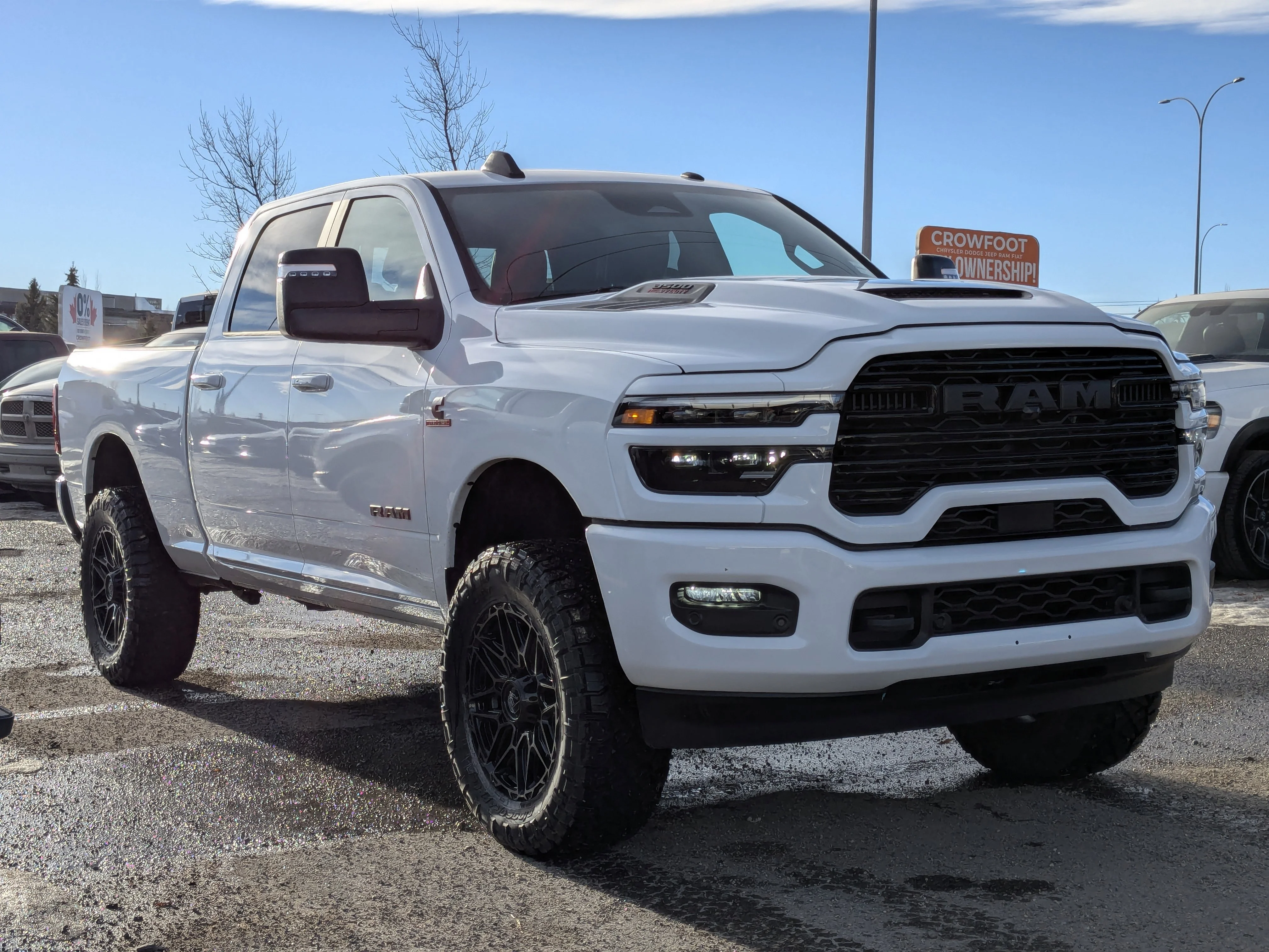 New 2026 White RAM Laramie - Night Edition - Level 1 + Grp - 6.7L Cummins HO & Tons More! image 2