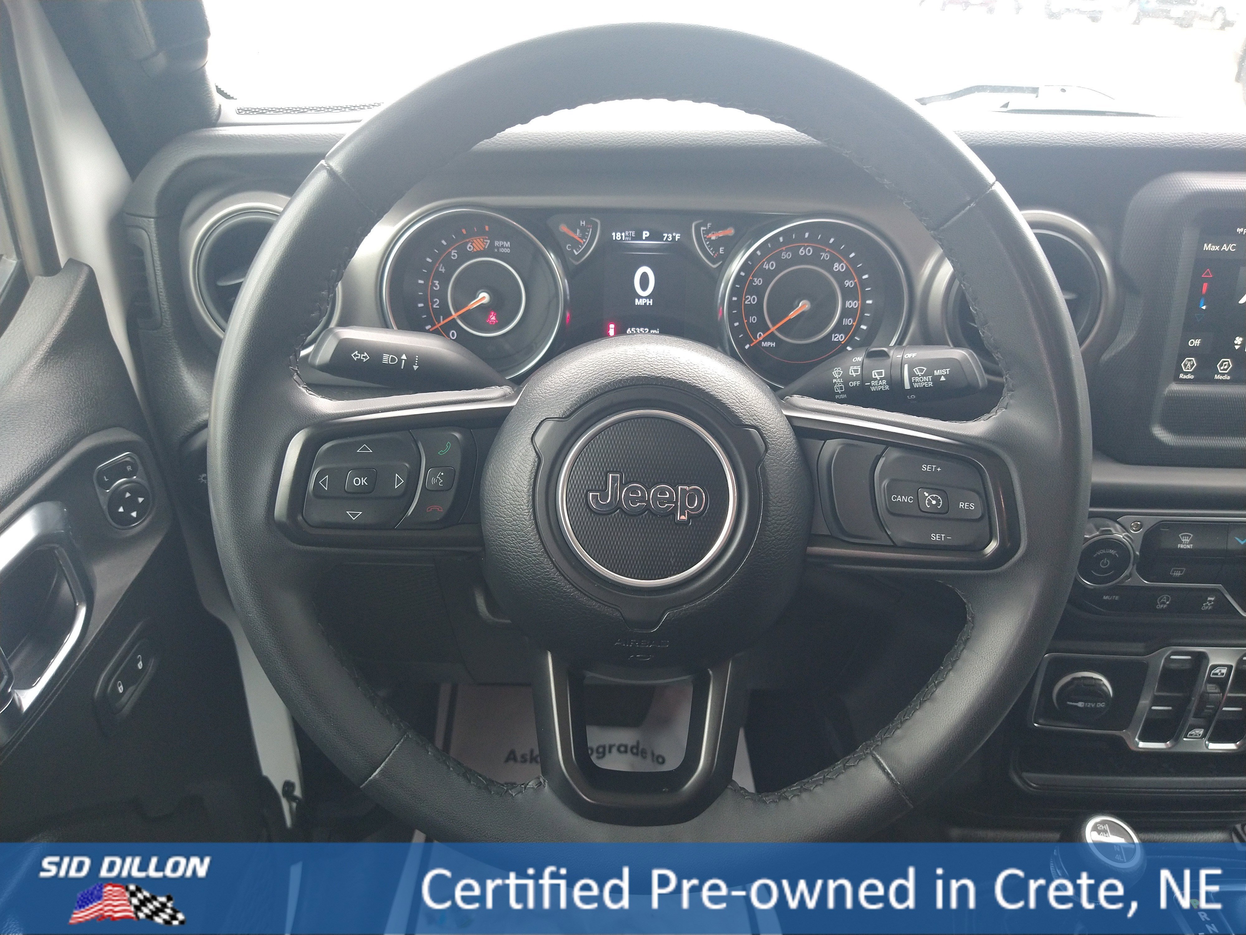 Used 2023 Bright White Clearcoat Jeep Sport S image 2