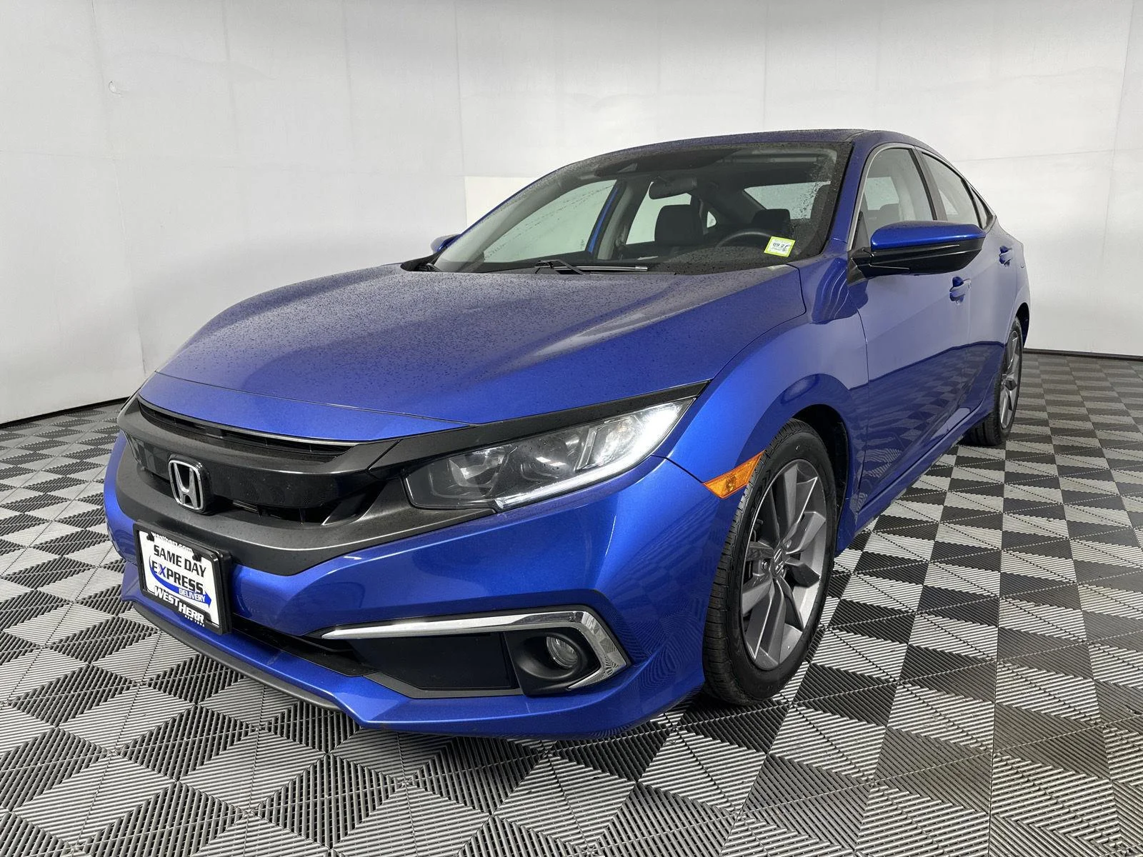 Used 2019 Aegean Blue Metallic Honda EX image 3