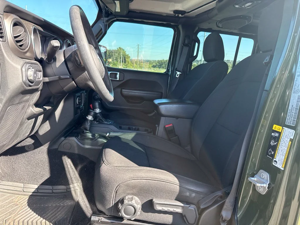 Used 2021 Sarge Green Clearcoat Jeep Unlimited Sport image 6