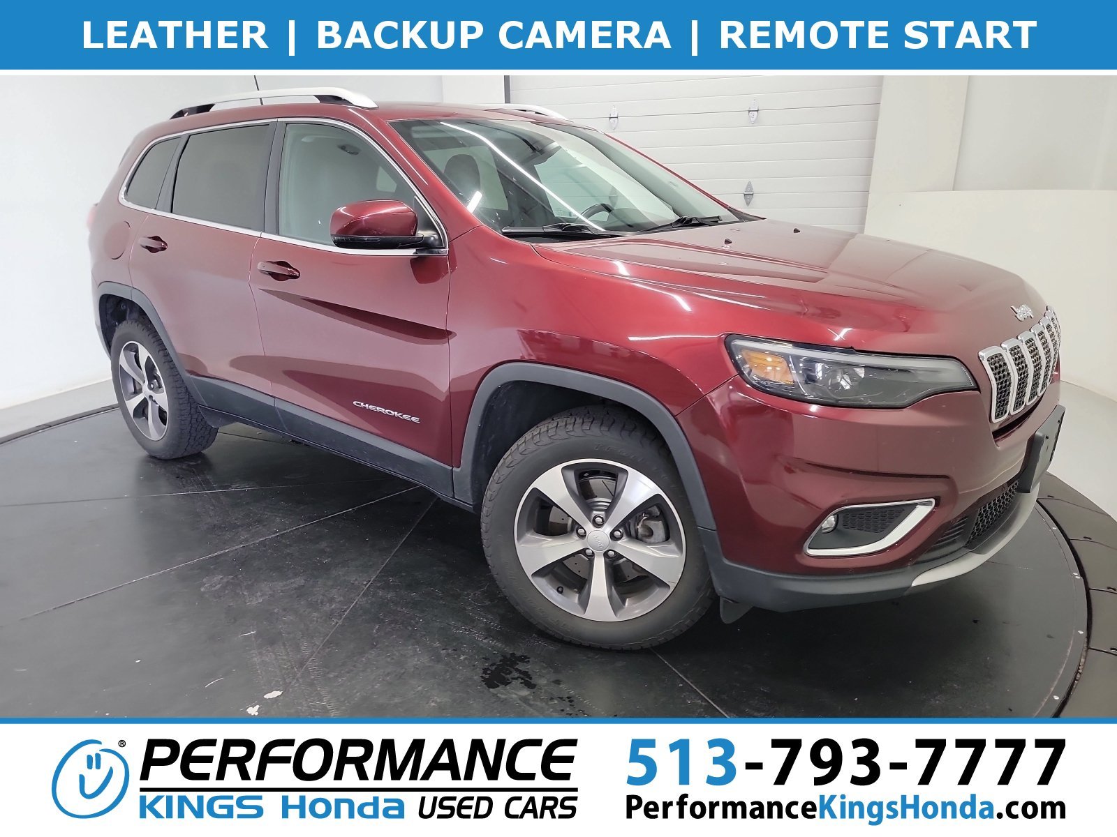 Used 2020 Velvet Red Pearlcoat Jeep Limited image 1