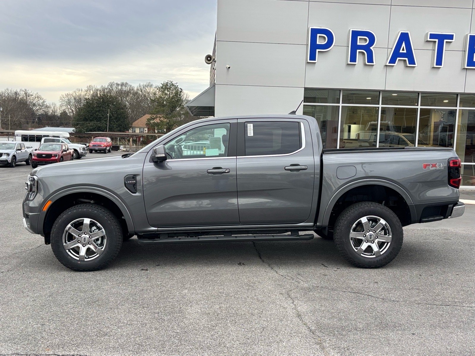 New 2025 Carbonized Gray Metallic Ford LARIAT® image 3