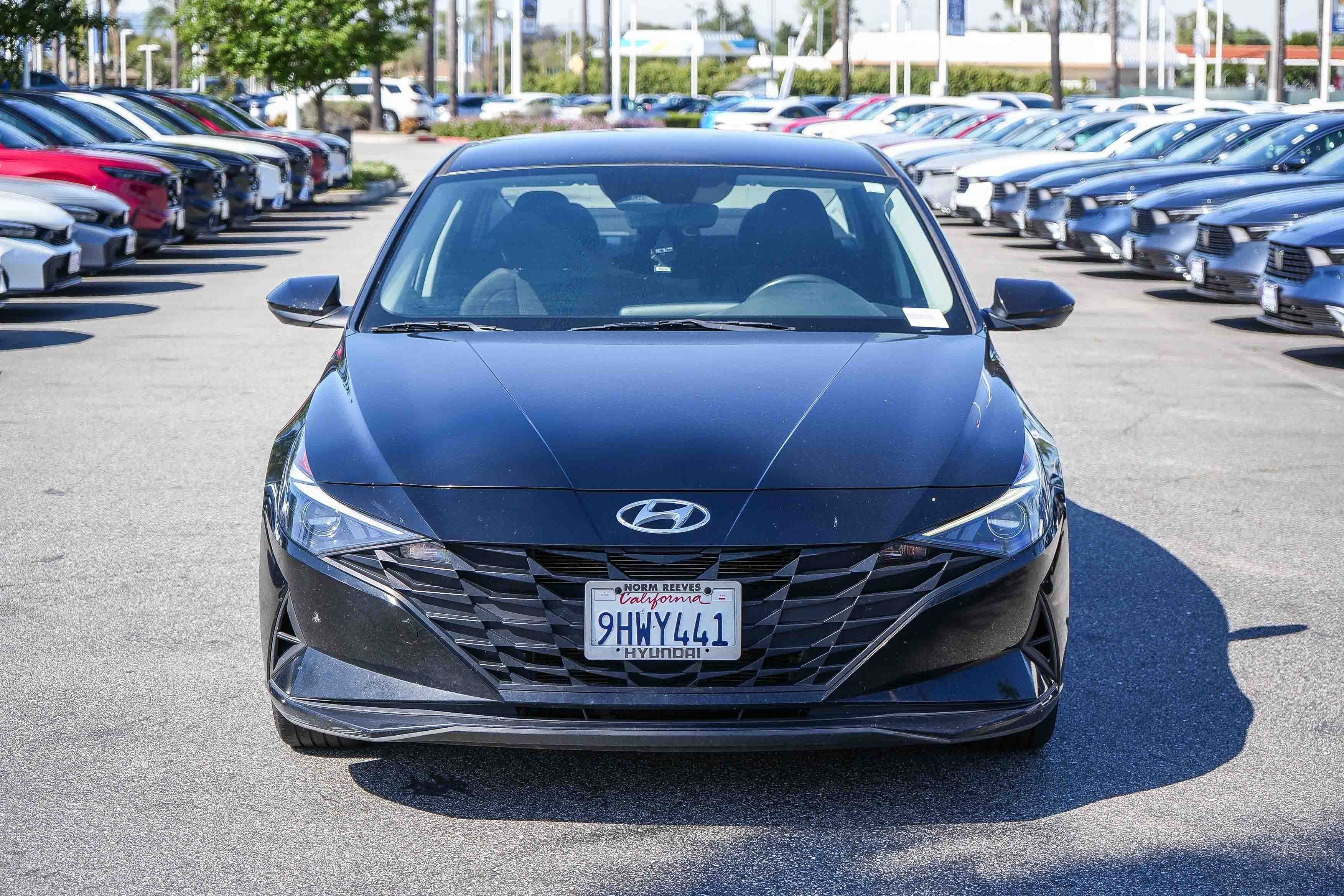 Used 2023 Hyundai Elantra Blue with VIN KMHLM4AJ8PU079285 for sale in West Covina, CA
