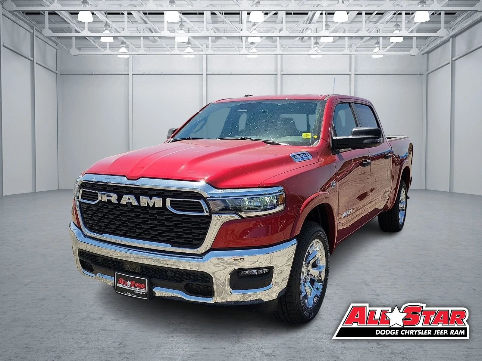 New 2026 Molten Red Pearlcoat Ram LONE STAR CREW CAB 4X4 5