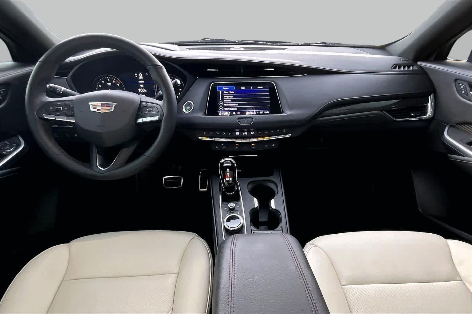 Used 2023 Crystal White Tricoat Cadillac FWD Sport image 16
