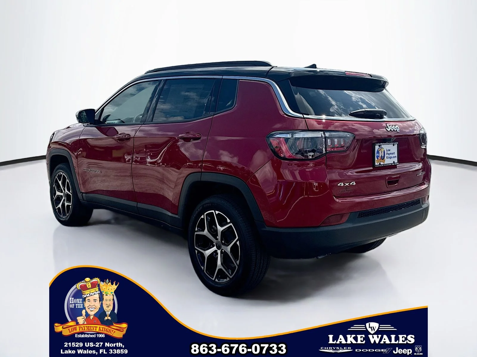 New 2026 Red Hot Pearl-Coat Exterior Paint Jeep Limited image 4