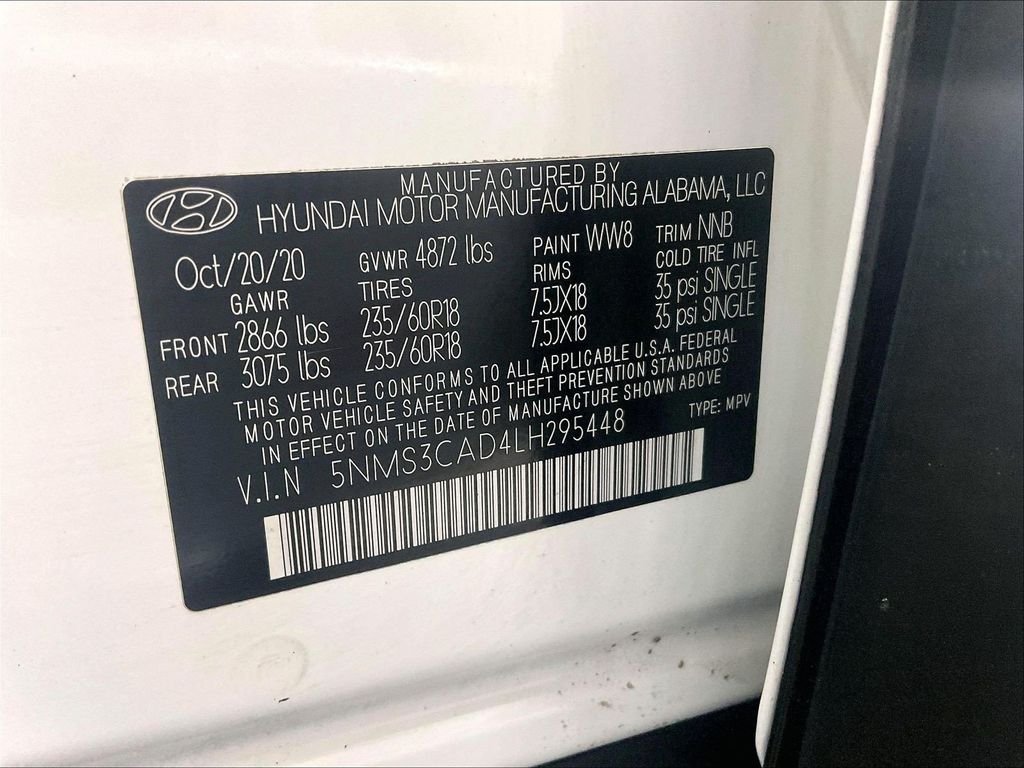 Used 2020 Gray Hyundai SEL image 36