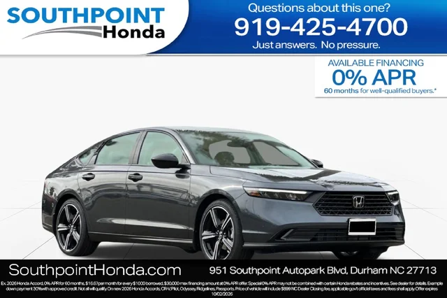 2026 Honda Accord SE