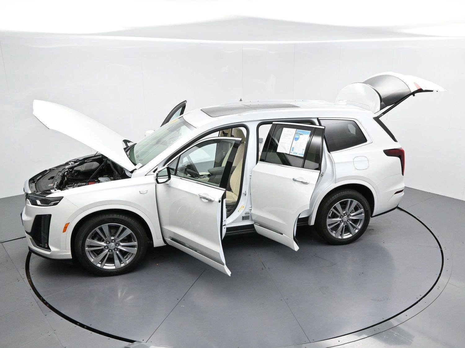 Used 2024 Crystal White Tricoat Cadillac Premium Luxury image 47