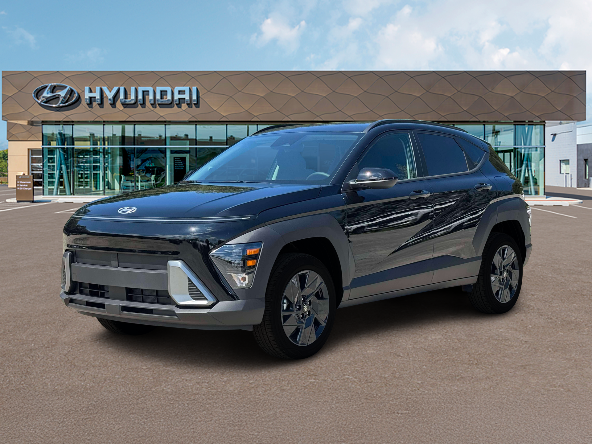 New 2027 Black Hyundai SEL Sport AWD image 1