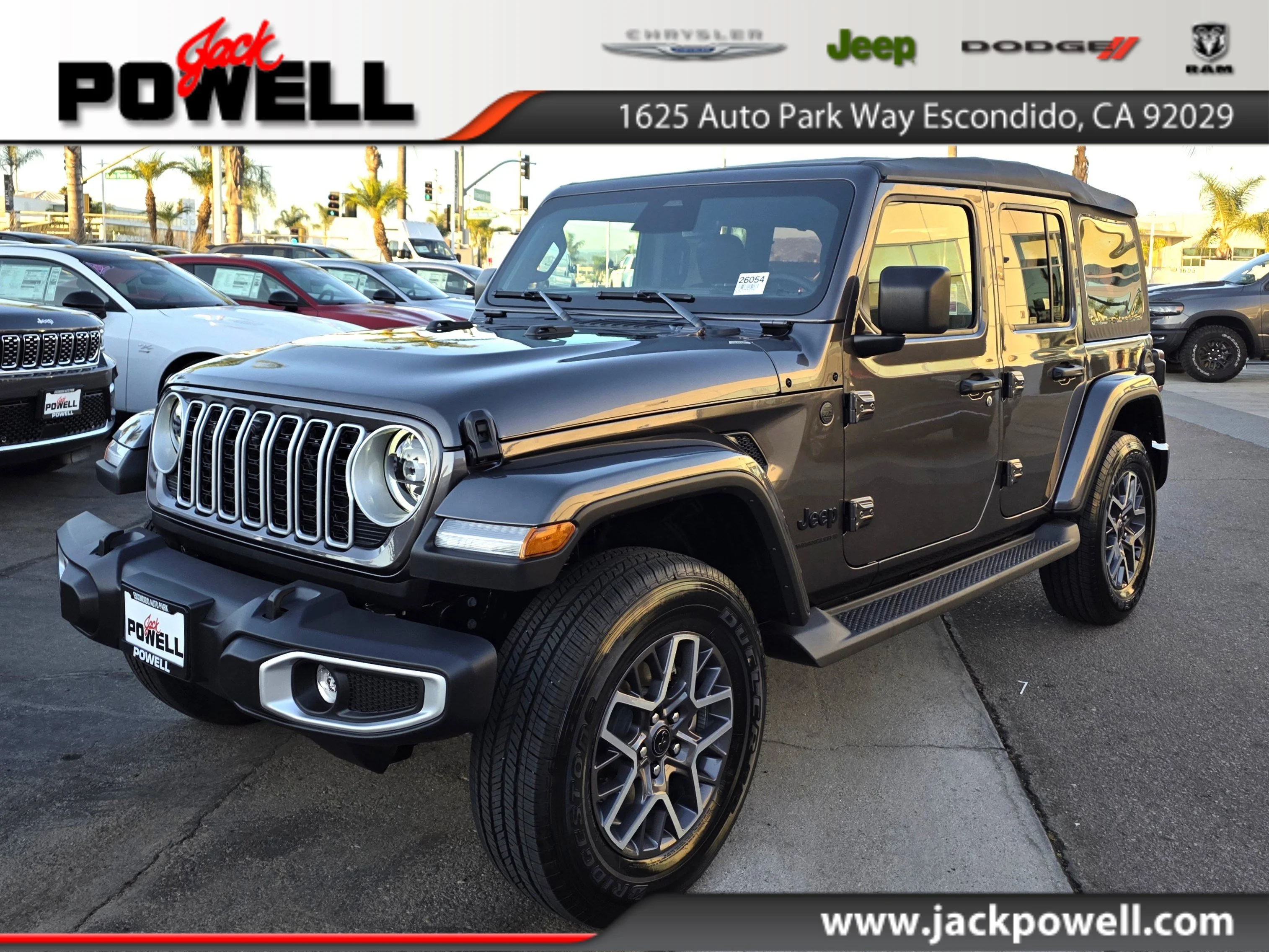 New 2026 Crystal Metallic Jeep Sahara image 1