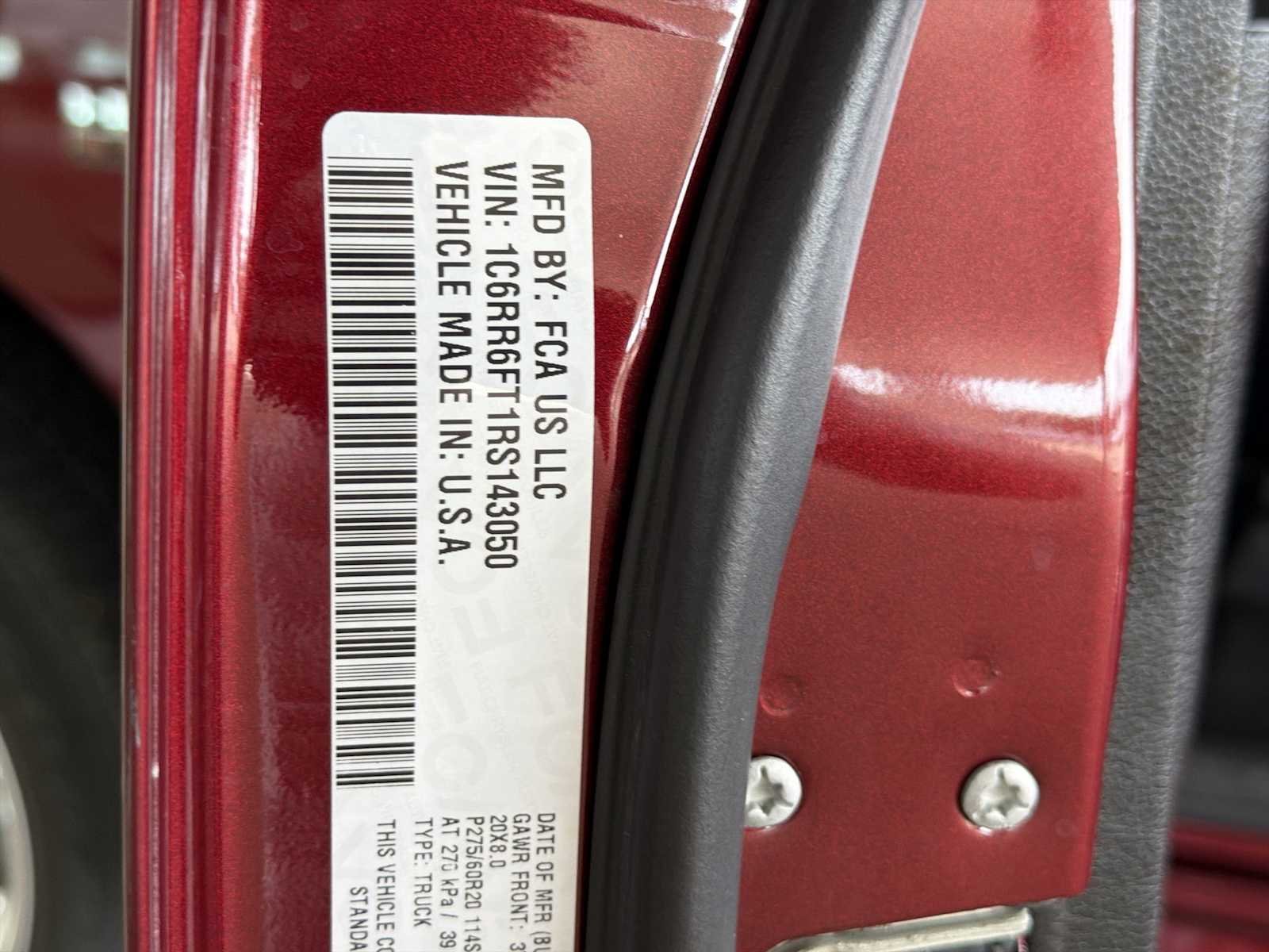 Used 2024 Delmonico Red Pearlcoat Ram Tradesman image 34