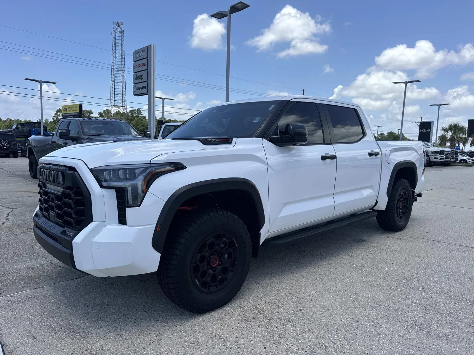 Used 2025 White Toyota TRD Pro Hybrid CrewMax 5.5