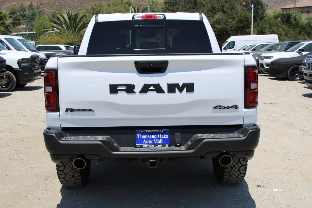 New 2026 Bright White Clear-Coat Exterior Paint Ram Rebel image 5