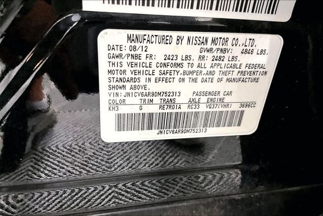 Used 2013 Black INFINITI X image 4