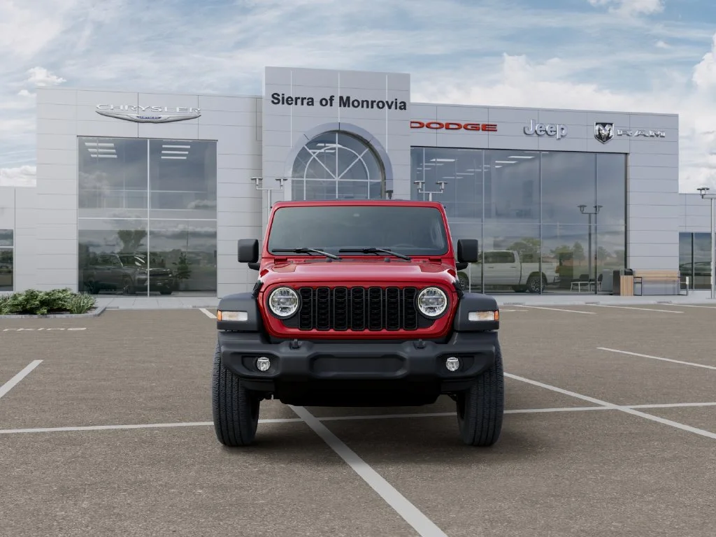 New 2026 Firecracker Red Clear-Coat Exterior Paint Jeep Sport S image 6